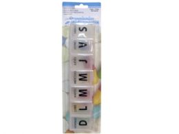 24 Bulk Large Spanish Language 7-Day Pill Box