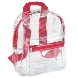 24 Bulk Mini 12 Inch Clear Backpack