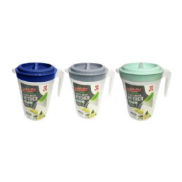 36 Bulk 102oz/3000ml Plastic Pitcher With Lid