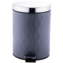 6 Bulk 3l Pwdr Coated Dustbin