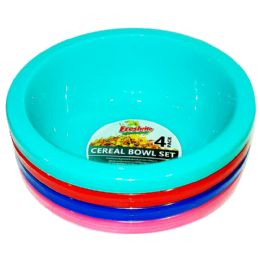48 Bulk 33oz/1000ml Set Of 4pc Cereal Bowls