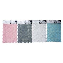 48 Bulk 2pk Pvc Lace Placemat 12x18