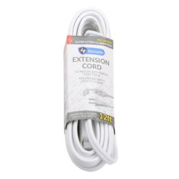 50 Bulk 12ft. Extension Cord White