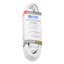 50 Bulk 9ft. Extension Cord White