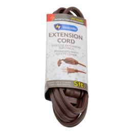 50 Bulk 5ft. Extension Cord Brown