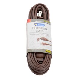 25 Bulk 20ft. Extension Cord Brown