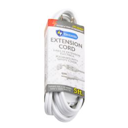 50 Bulk 5ft. Extension Cord White