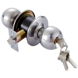 12 Bulk Chrome PusH-In Latch Door Lockset
