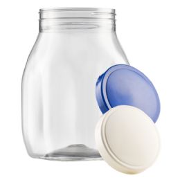 24 Bulk 2700ml Transparent Plastic Jar #2112