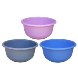 12 Bulk 16qt/15500ml Plastic Basin Round