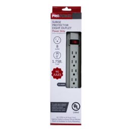 12 Bulk 1.75ft. 8 Outlet Surge Protector