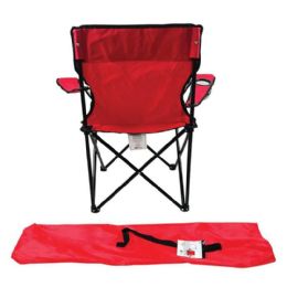 6 Bulk Regular Beach Chair Red