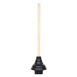24 Bulk Heavy Duty Plunger With Wooden Handle