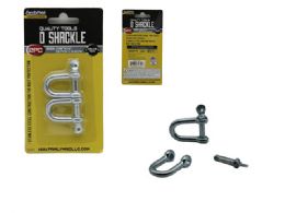 144 Bulk 2-Piece D Shackle In Silver