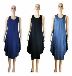96 Bulk Women's Long Sleeveless Dress