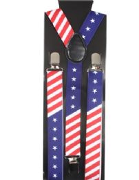 36 Bulk Big USA Flag Suspender