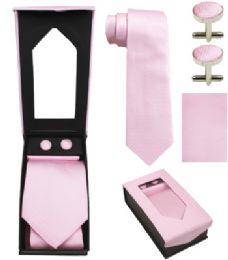 36 Bulk Pink Tie Set