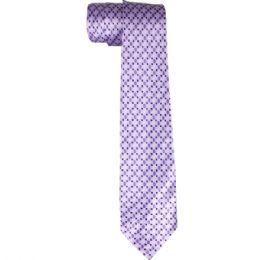 36 Bulk Purple Dotted Wide Dress Tie