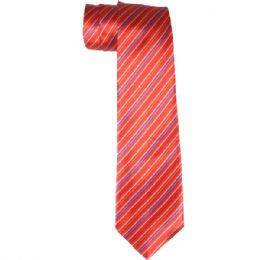 36 Bulk Red Lines Wide Dress Tie