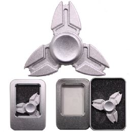 36 Bulk Grey Solid Metal Spinner