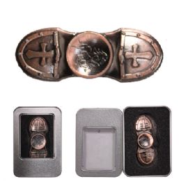 36 Bulk Crossed Metal Spinner