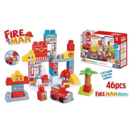 6 Bulk Fireman Blocks Set - 46 Pcs
