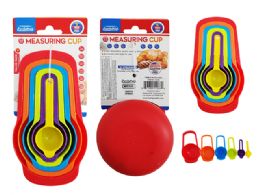 144 Bulk 6-Piece Nesting Measuring Cups Set