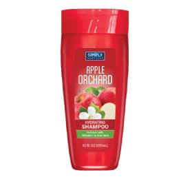 12 Bulk Simply Bodycare Shampoo 12 Oz Apple Orchard