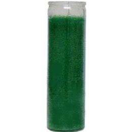 12 Bulk 7 Day Candle 9 In Green