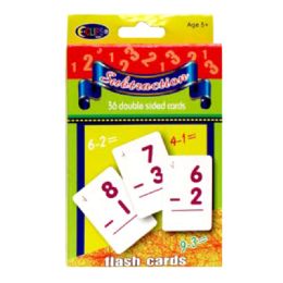 48 Bulk Eclips Flash Cards Subtraction