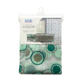 12 Bulk 13pc Set 70 X 72" Printed Peva Curtain (hwn13155-1 W 12 Meta