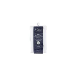 24 Bulk 70"x72" White Embossed Peva Shower Liner