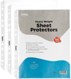 24 Bulk Heavy Weight Sheet Protectors (100/pack)