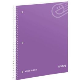 36 Bulk Spiral Notebook 1-Subject W/r 70 Ct., Purple