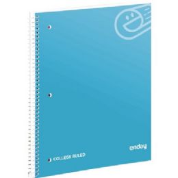 36 Bulk Spiral Notebook 1-Subject C/r 70 Ct., Blue