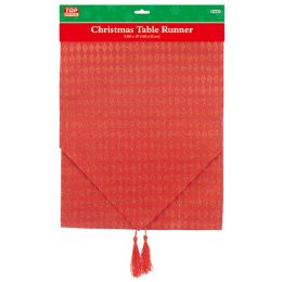 12 Bulk 12 Christmas Table RunnerRed