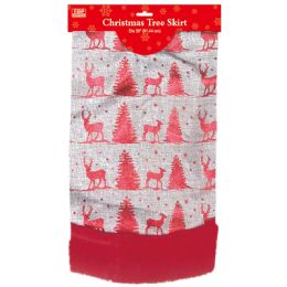 12 Bulk 12 36" Christmas Tree Skirt