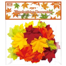 72 Bulk Autumn Leaves 8x7cm