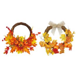 12 Bulk Thanksgiving Wreath 12"