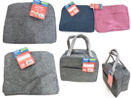 48 Bulk 22 X 13 X 19 Cm Polyester Insulated Lunch Bags