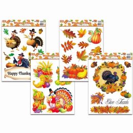 48 Bulk Thxgiving Window Cling