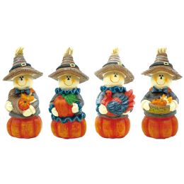 24 Bulk Tabletop Scarecrow Decor