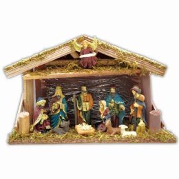 16 Bulk Led Religious Nativity Set