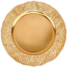 24 Bulk 13" Charger Plate Gold