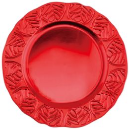 24 Bulk 13" Charger Plate Red