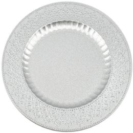 24 Bulk 13" Charger Plate Silver