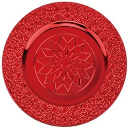 24 Bulk 13" Charger Plate red