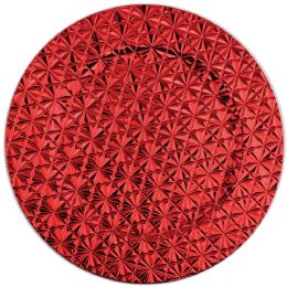 24 Bulk 13" Charger Plate Red