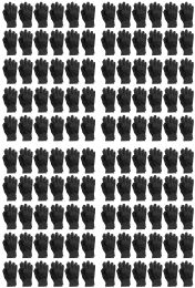 120 Bulk Yacht And Smith Kid's Unisex Gloves In Black