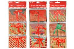 36 Bulk 3 Pack Christmas Gift Card Boxes